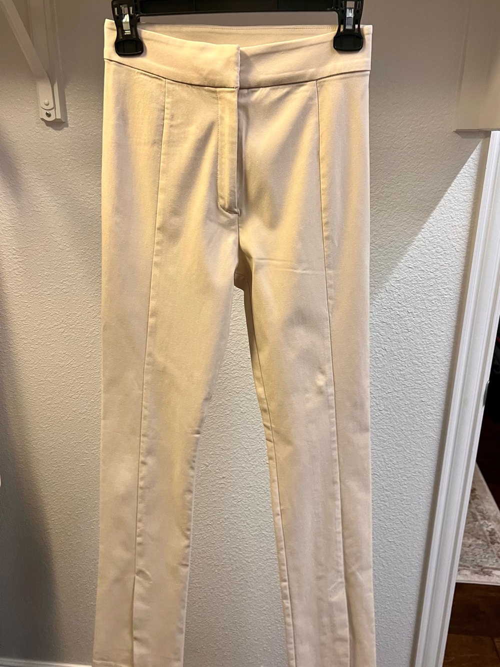 Monki Cream Women's Tailored Pants